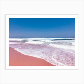 Pink Sand Beach Art Print