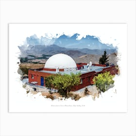 Observatorio Cerro Mamalluca, Elqui Valley, Chile Art Print