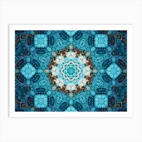 Psychedelic Mandala 4 Art Print