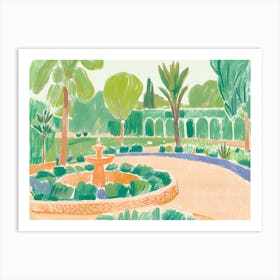 San Juan Garden Art Print