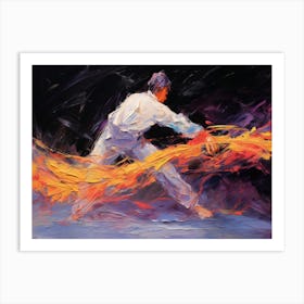 Karate Art Print