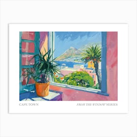 Cape Town From The Window Series Poster Painting 1 Art Print