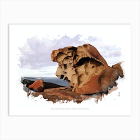 Remarkable Rocks, Kangaroo Island, South Australia Art Print