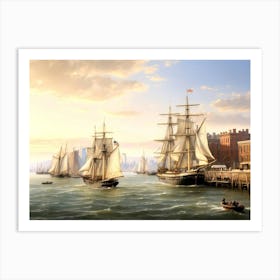 New York Harbor 1 Art Print