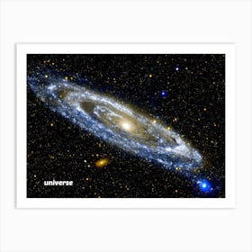 Galaxy In Space 1 Art Print