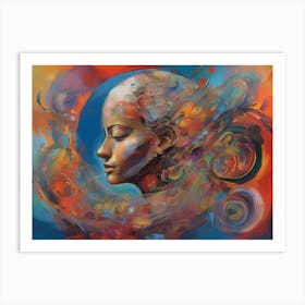 Woman'S Head 2 Art Print