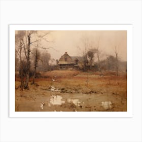 Rustic Fall Country Landscape Art Print