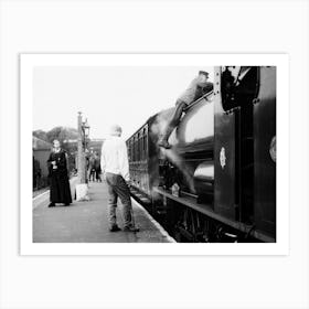 Autum 2024 Isle Of Wight Steam Railway (Halloween) Art Print