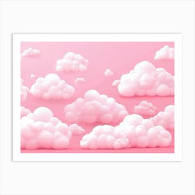 Pink Clouds Art Print