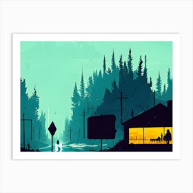 Road To Nowhere 2 Art Print