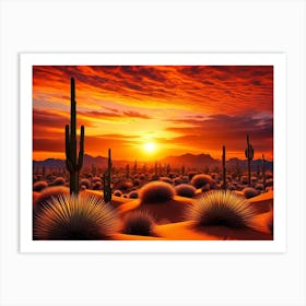 Desert Sunrise Art Print