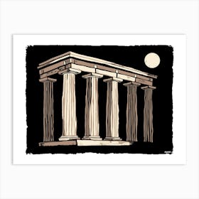 Ancient Ruins. Art Print