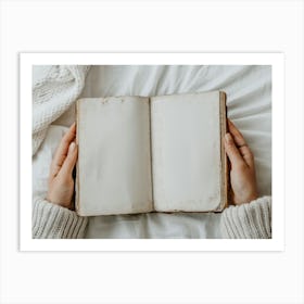 Blank Book (25) Art Print