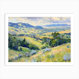 Western Landscapes Montana 3 Art Print