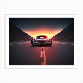 Rock Car Art Print