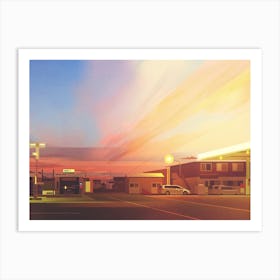 EVENING Art Print