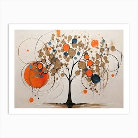 Abstract Tree Of Life Art Print