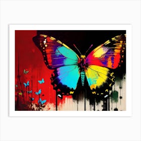 Colorful Butterfly 124 Art Print