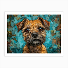 Border Terrier Fine Art Portrait 1 Art Print