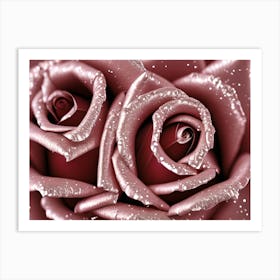 Pink Roses 10 Art Print