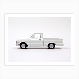Toy Car 67 Chevy C10 White Art Print