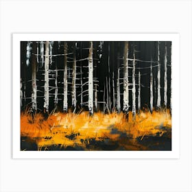 Birch Forest Art Print