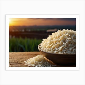 Rice In A Bowl Art Print