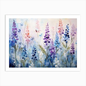 Lupins 4 Art Print