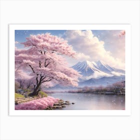 Cherry Blossoms Sakura in Japan Art Print