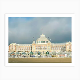 Kurhaus Scheveningen Seen From The Sea, Just After A Storm Art Print