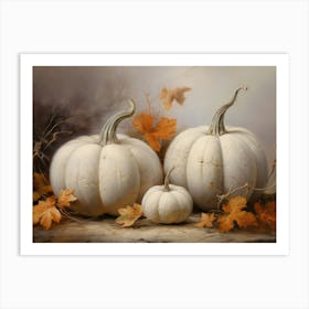 Still Life Halloween Pumkin Art Print