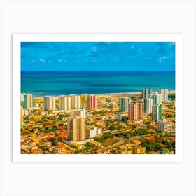 Cityscape Of So Paulo Art Print