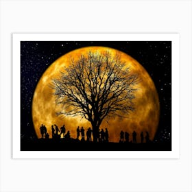 Full Moon 4 Art Print