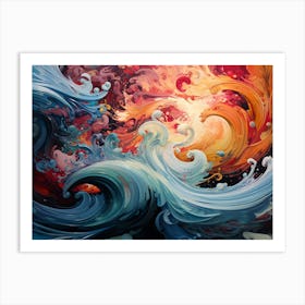 Swirling Vortexes Art Print