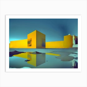 Yellow Building 1 Art Print