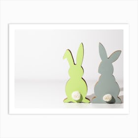 Easter Bunnies 1 Art Print