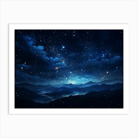 Night Sky Art Print