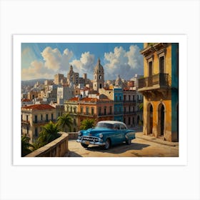  Havana City Art Print