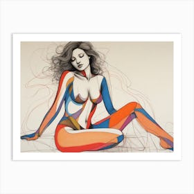 Sexy Woman 3 Art Print