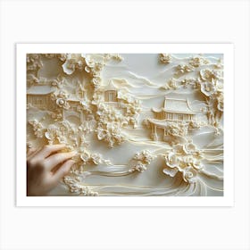 Chinese Paper Art 1 Art Print