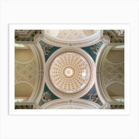 Cathedral ceiling | Church in Puglia | Italy Art Print