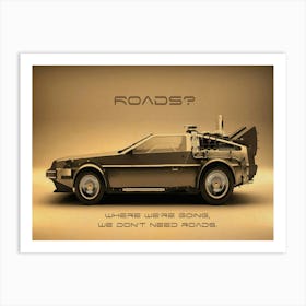 Back To The Future 3 Art Print