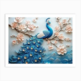 Peacock 68 Art Print