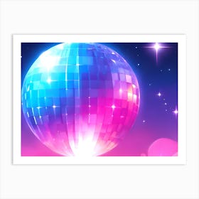 Disco Ball Art Print