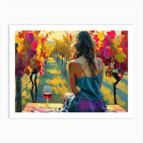 Hedonism In The Golden Vineyard Pt. 2 Art Print