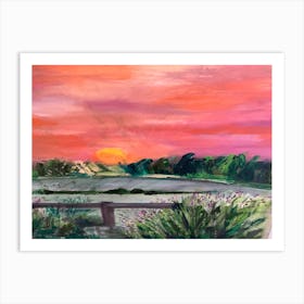 Sunset 2 Art Print