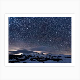 The Starry Night Sky Art Print