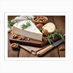 Cheese And Nuts Art Print