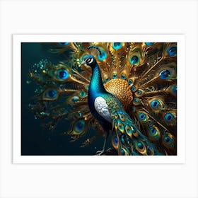 Peacock Art Print