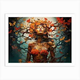 Tree Lady One Art Print